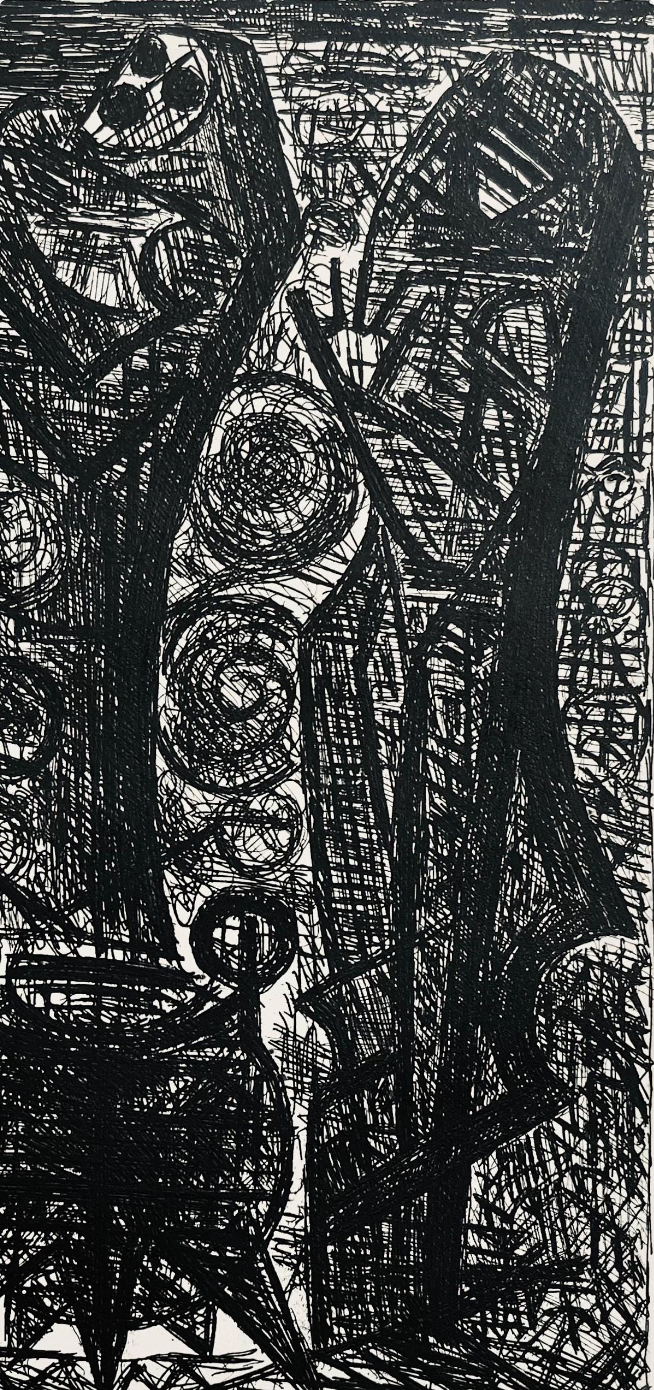 Marcel Gromaire, Les Sorcieres, Scne Iii, Shakespeare, Macbeth, Eaux-Fortes De Gromaire, Etching