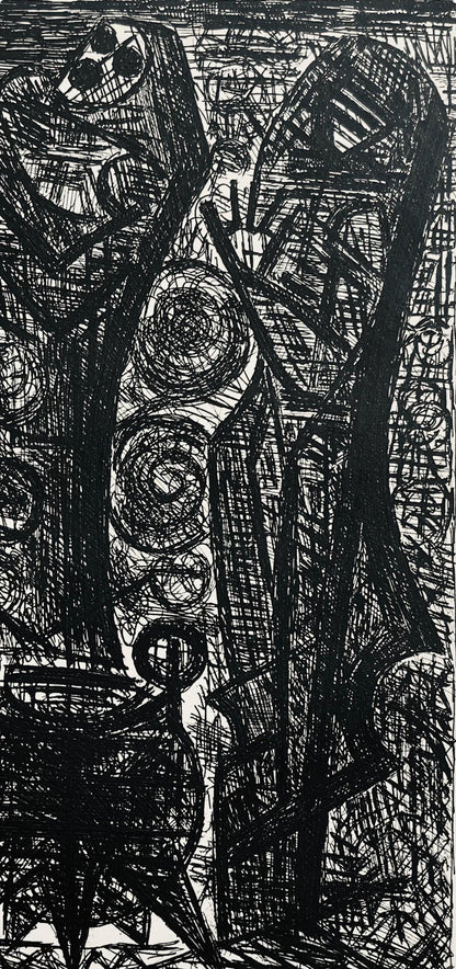 Marcel Gromaire, Les Sorcieres, Scne Iii, Shakespeare, Macbeth, Eaux-Fortes De Gromaire, Etching