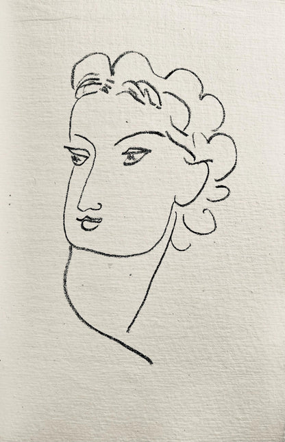 Henri Matisse, Lithographie Vi (Duthuit 20), Repli, Gravures De Henri Matisse, Lithograph