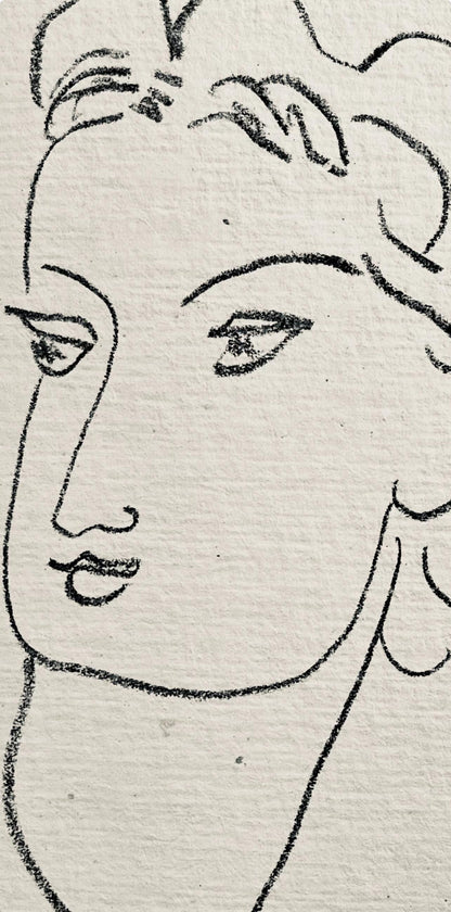 Henri Matisse, Lithographie Vi (Duthuit 20), Repli, Gravures De Henri Matisse, Lithograph