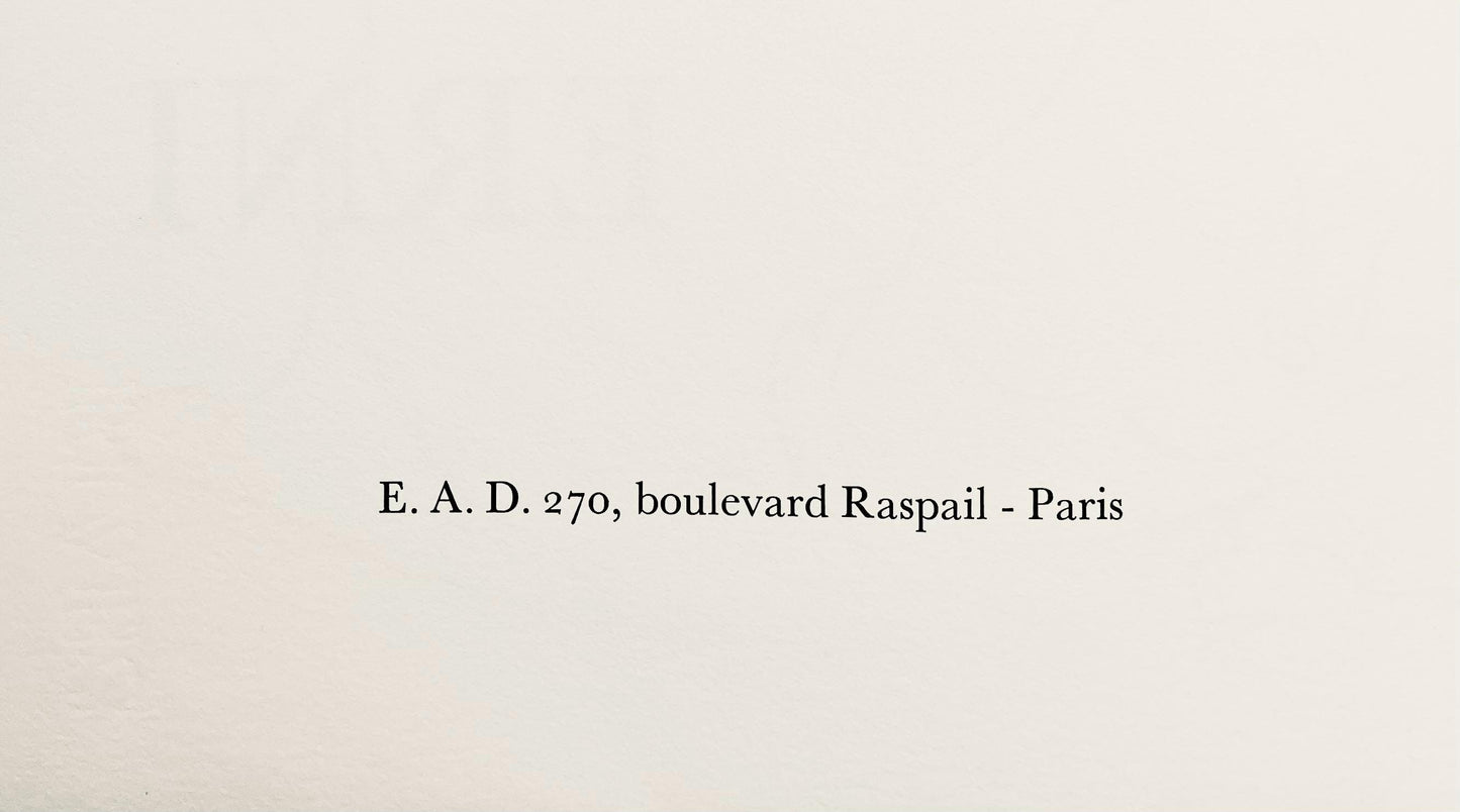 Hans Erni, Composition, Rflexions Simples Sur Le Corps, Lithograph