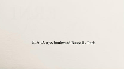 Hans Erni, Composition, Rflexions Simples Sur Le Corps, Lithograph