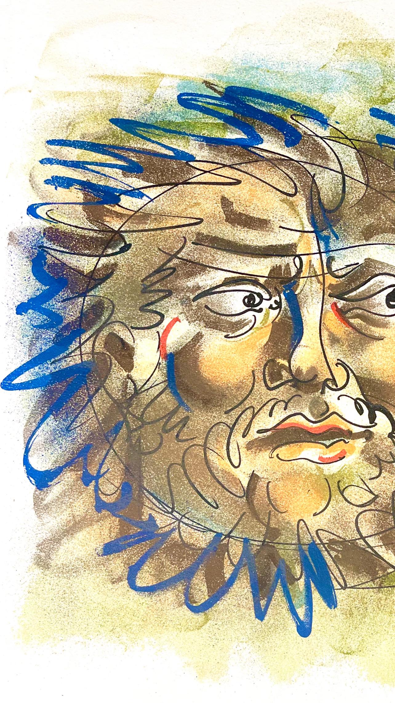 Hans Erni, Composition, Rflexions Simples Sur Le Corps, Lithograph