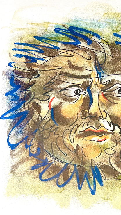 Hans Erni, Composition, Rflexions Simples Sur Le Corps, Lithograph