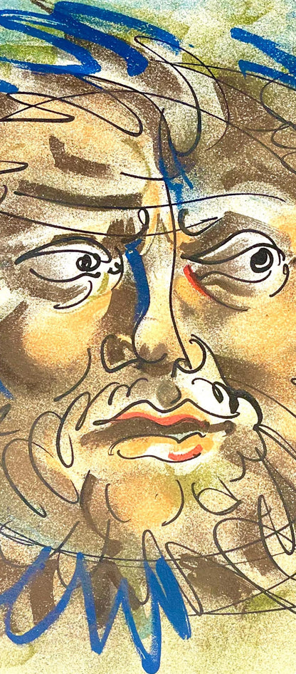 Hans Erni, Composition, Rflexions Simples Sur Le Corps, Lithograph