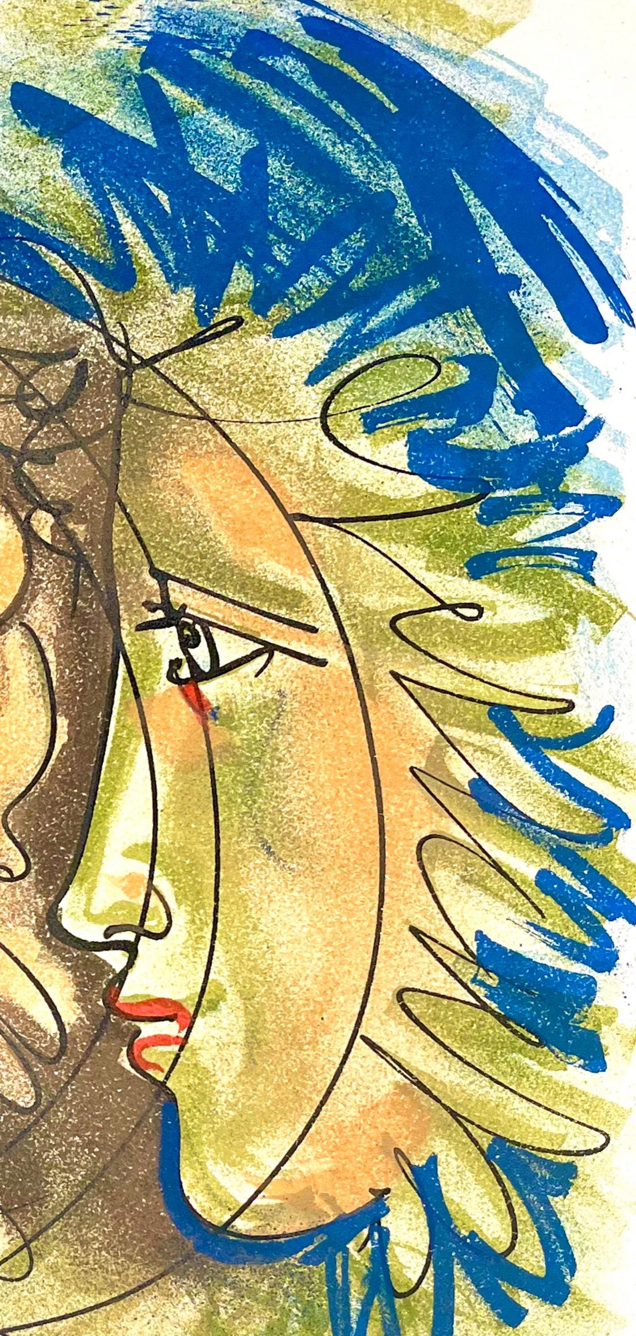 Hans Erni, Composition, Rflexions Simples Sur Le Corps, Lithograph