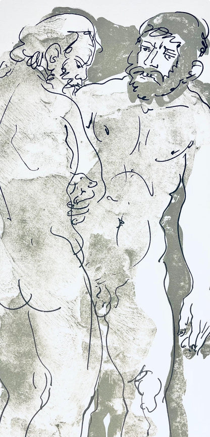 Hans Erni, Composition, Rflexions Simples Sur Le Corps, Lithograph