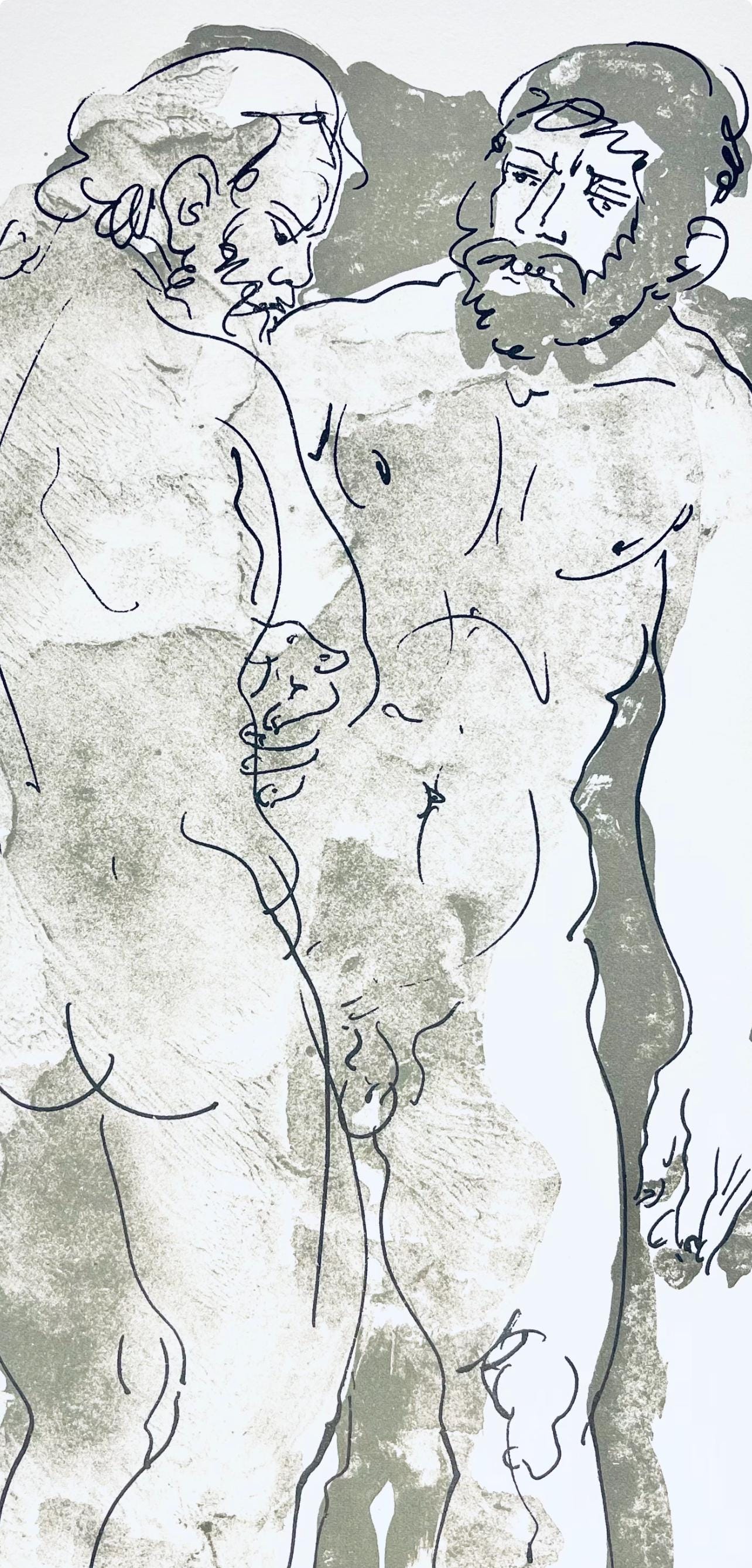 Hans Erni, Composition, Rflexions Simples Sur Le Corps, Lithograph