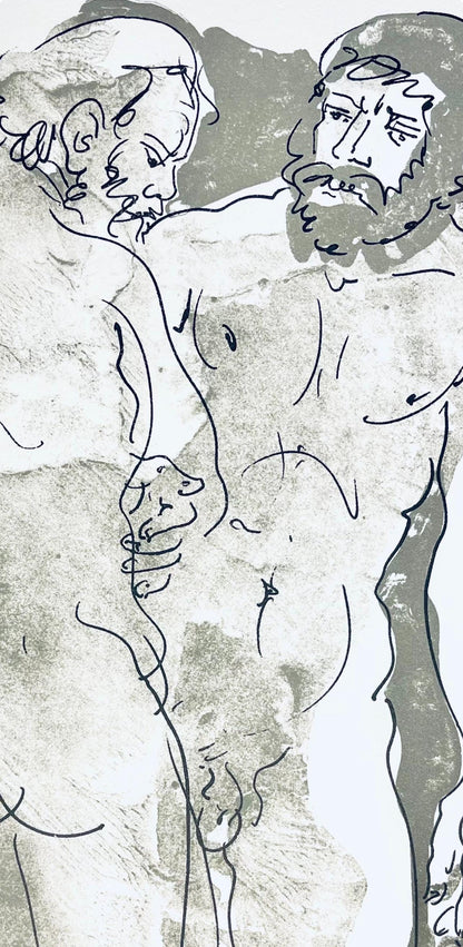 Hans Erni, Composition, Rflexions Simples Sur Le Corps, Lithograph