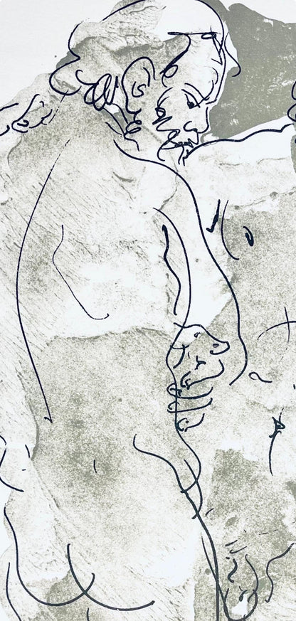 Hans Erni, Composition, Rflexions Simples Sur Le Corps, Lithograph