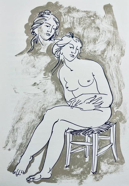 Hans Erni, Composition, Rflexions Simples Sur Le Corps, Lithograph