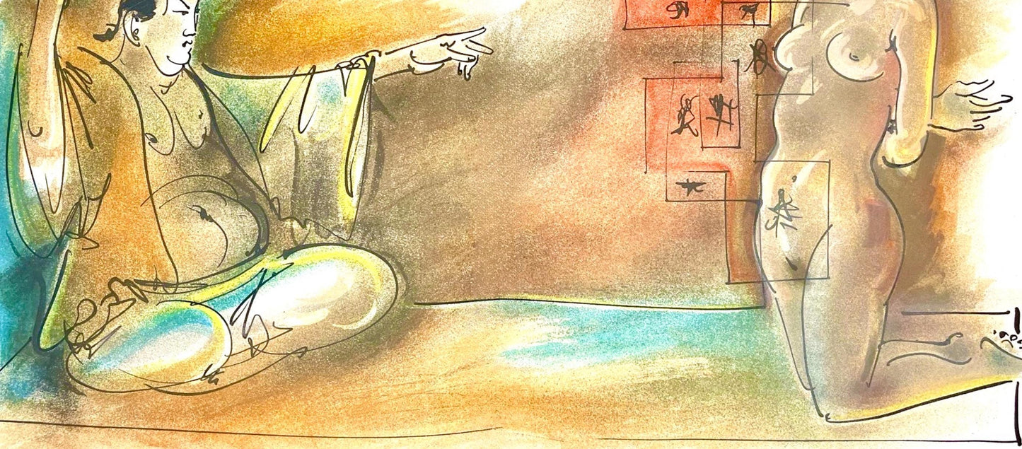 Hans Erni, Composition, Rflexions Simples Sur Le Corps, Lithograph