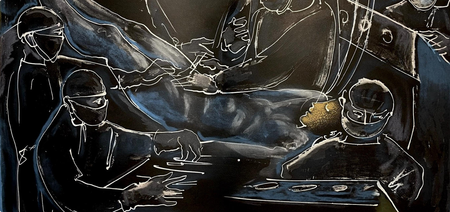 Hans Erni, Composition, Rflexions Simples Sur Le Corps, Lithograph