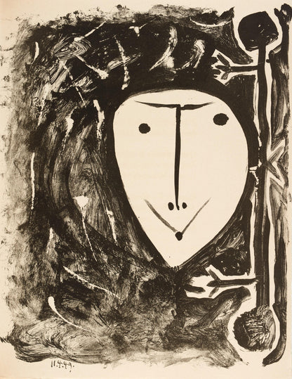 Pablo Picasso, Composition (Bloch 605-608; Mourlot 177; Reue 519-522), Elegy Of Ihpetonga,