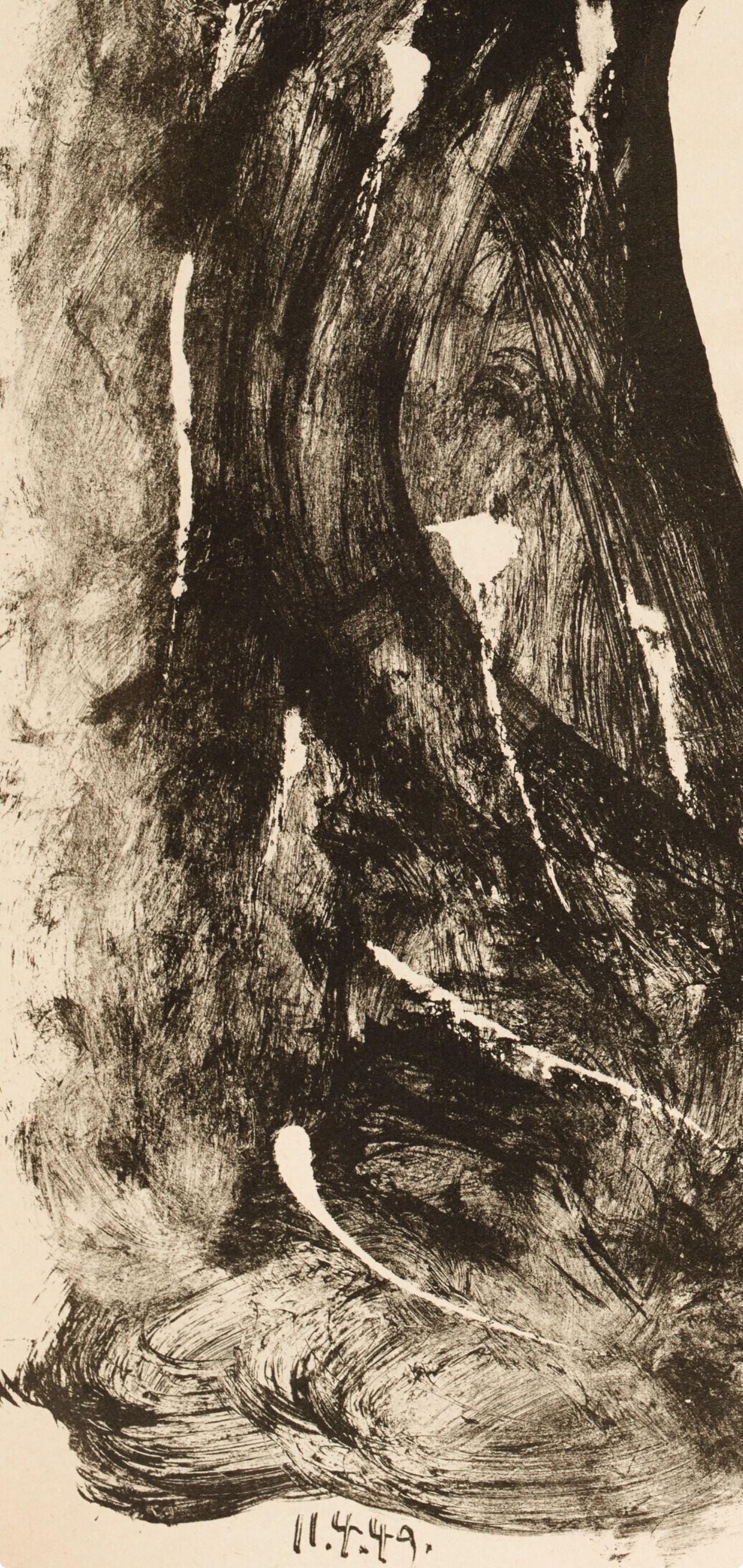 Pablo Picasso, Composition (Bloch 605-608; Mourlot 177; Reue 519-522), Elegy Of Ihpetonga,