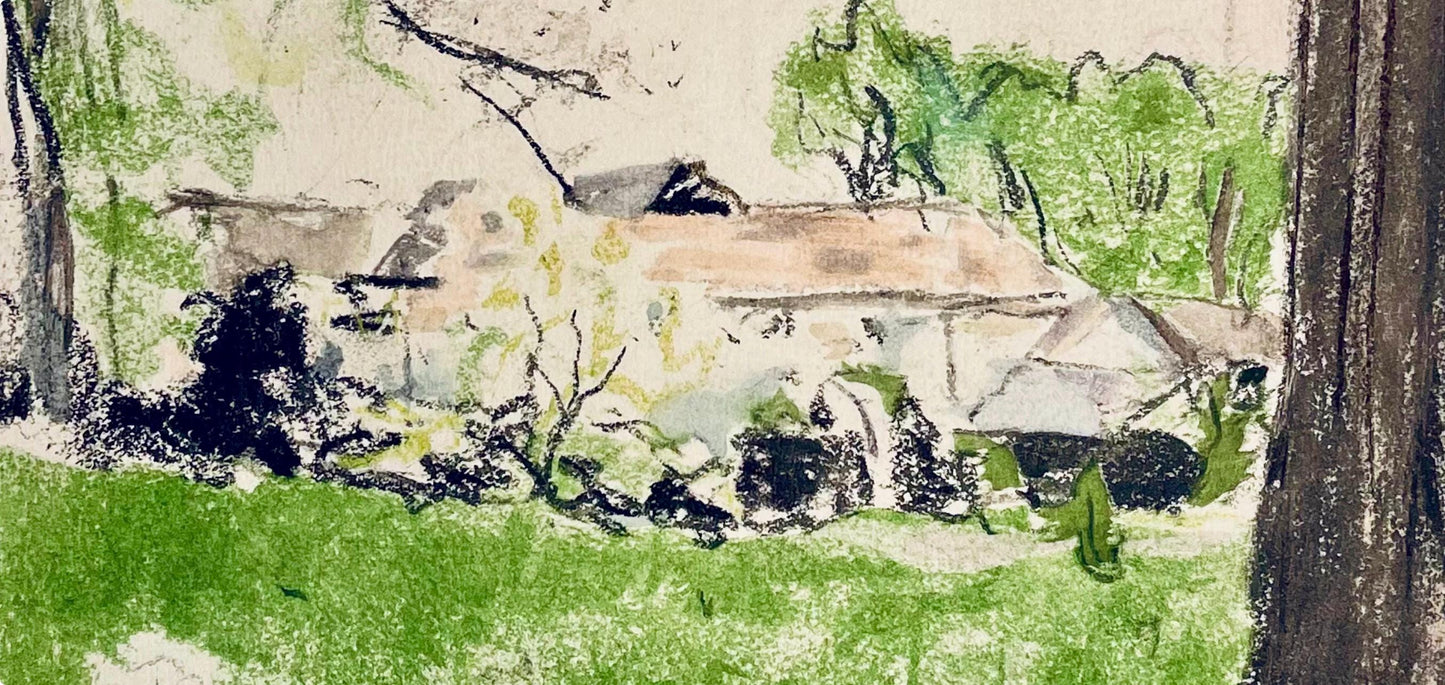 Douard Vuillard, Composition, Vuillard, Douze Pastels, Lithograph