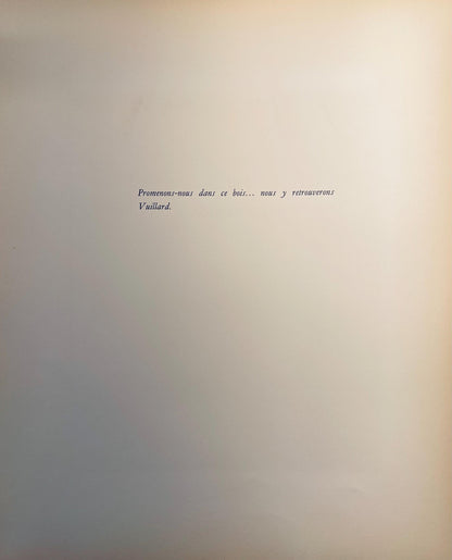 Douard Vuillard, Composition, Vuillard, Douze Pastels, Lithograph