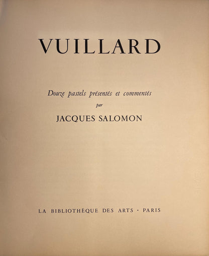 Douard Vuillard, Composition, Vuillard, Douze Pastels, Lithograph
