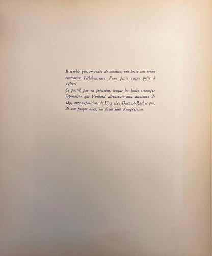 Douard Vuillard, Composition, Vuillard, Douze Pastels, Lithograph