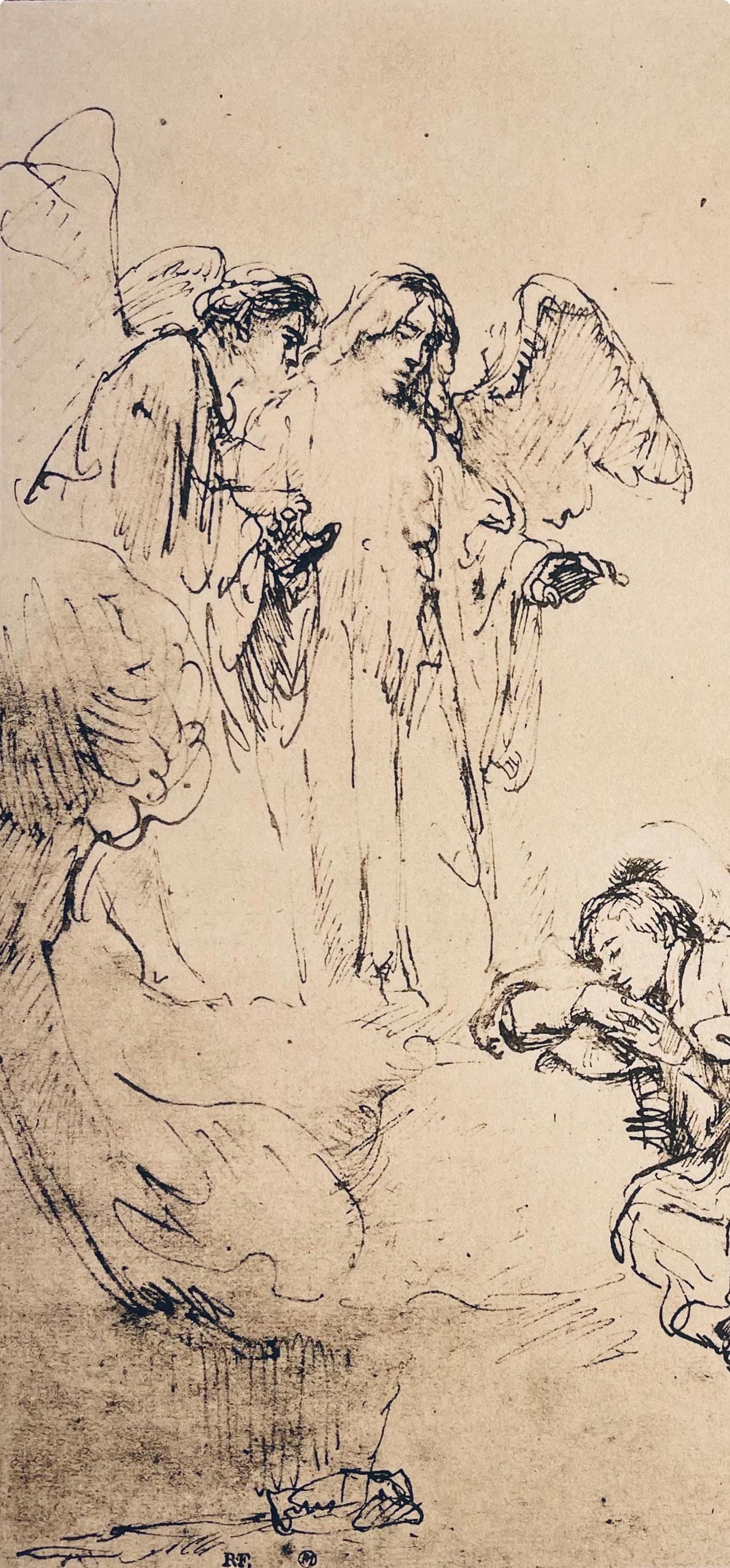 Rembrandt Van Rijn, Jacob'S Dream, Drawings From The Bible, Collotype