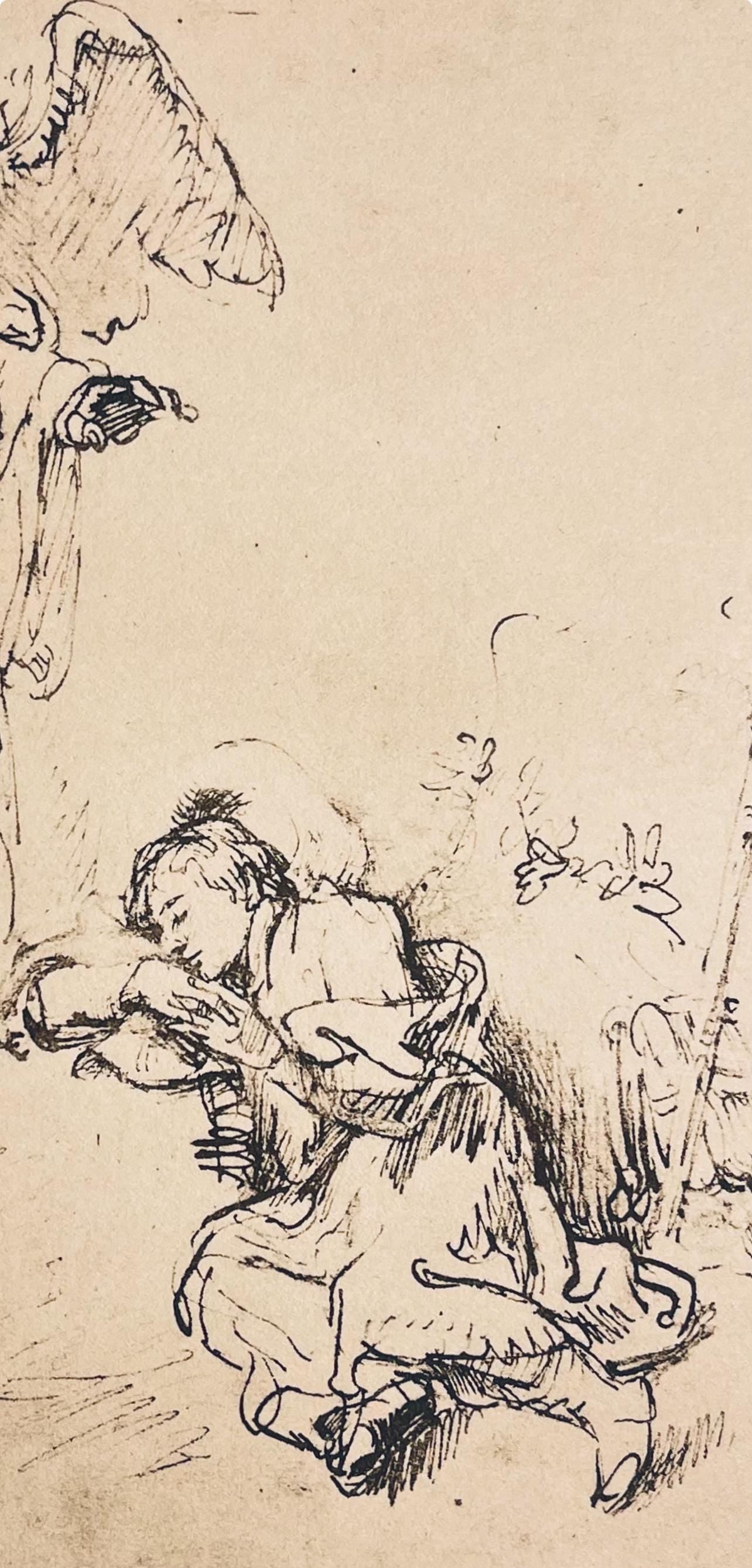 Rembrandt Van Rijn, Jacob'S Dream, Drawings From The Bible, Collotype