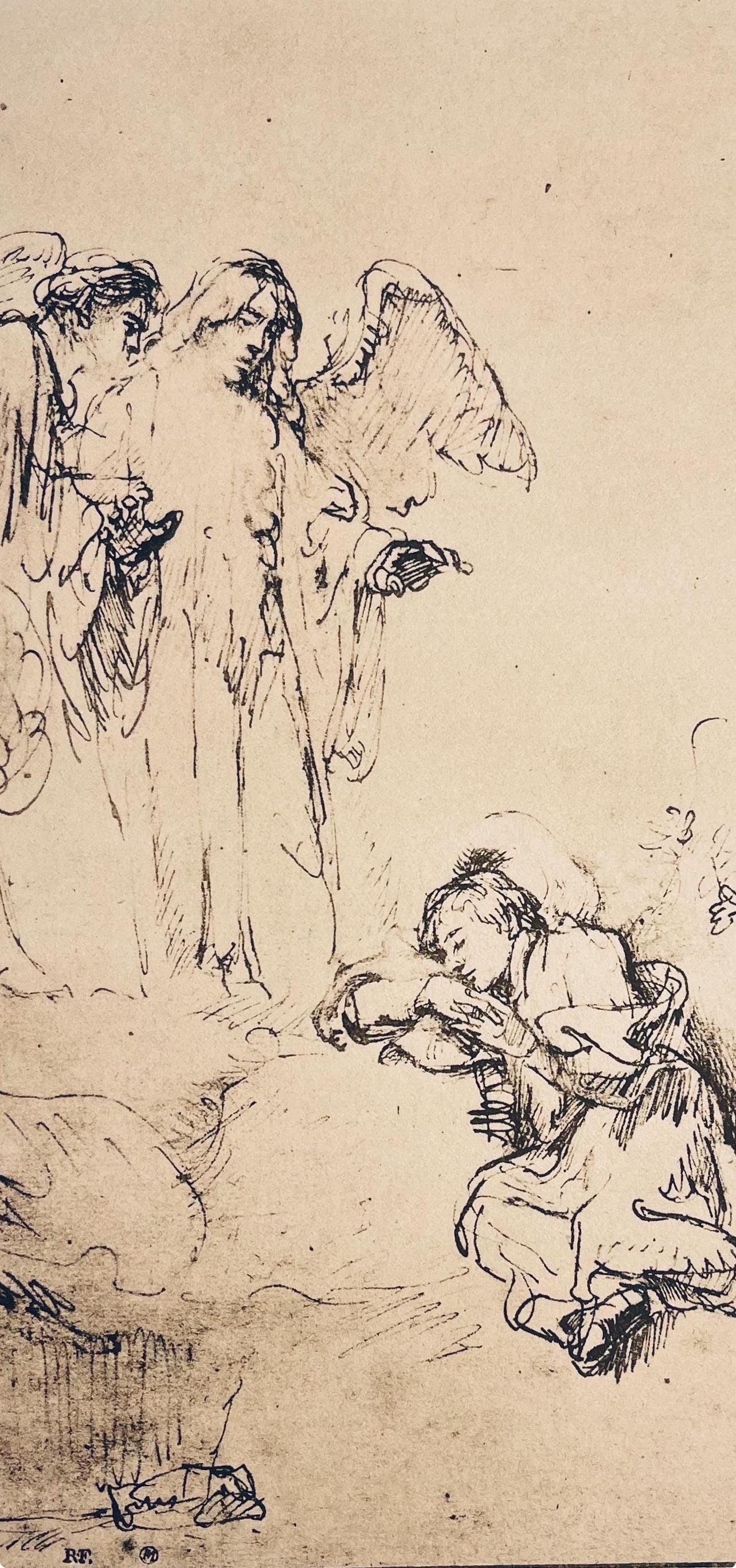 Rembrandt Van Rijn, Jacob'S Dream, Drawings From The Bible, Collotype