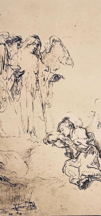 Rembrandt Van Rijn, Jacob'S Dream, Drawings From The Bible, Collotype