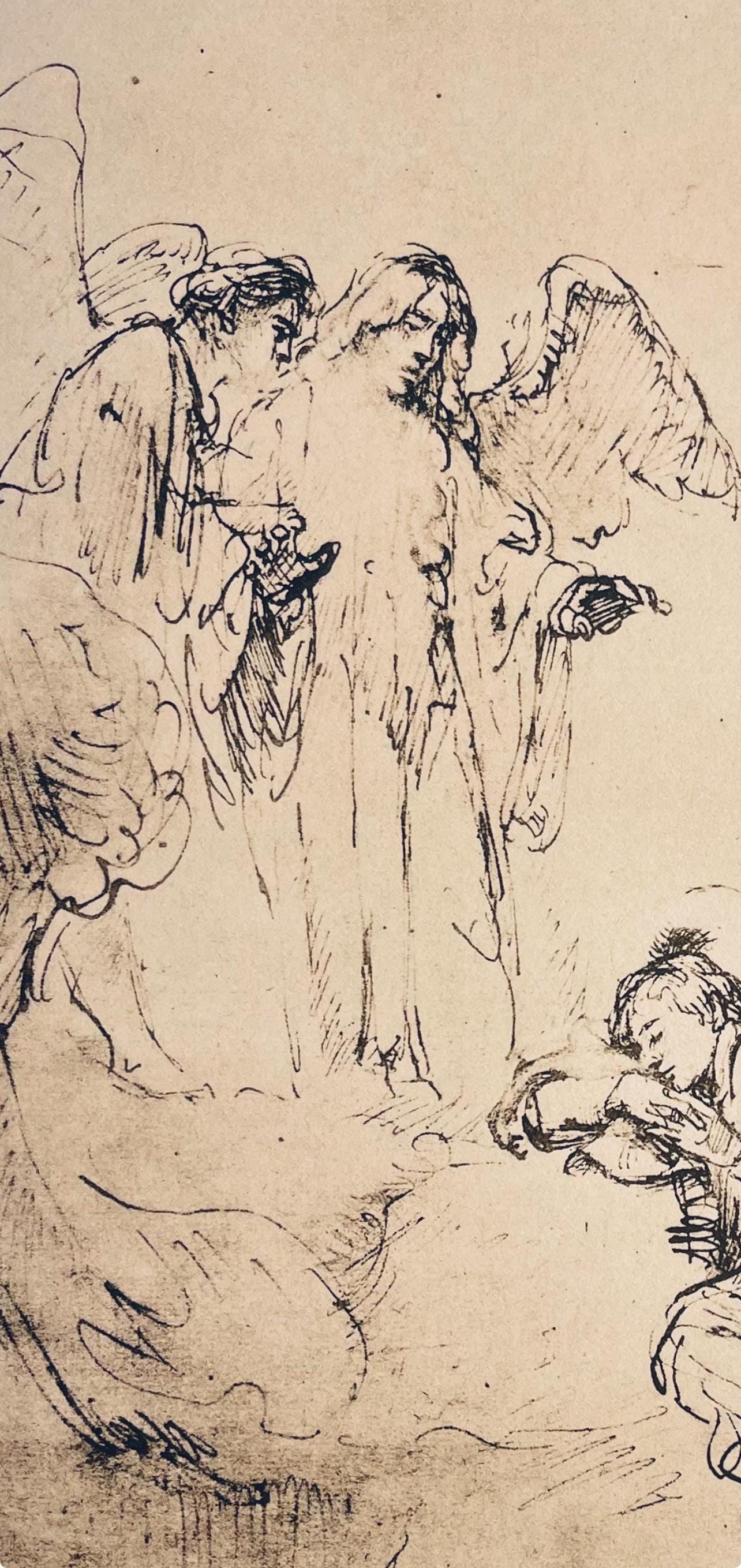 Rembrandt Van Rijn, Jacob'S Dream, Drawings From The Bible, Collotype