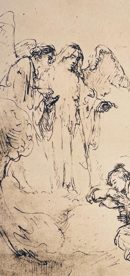 Rembrandt Van Rijn, Jacob'S Dream, Drawings From The Bible, Collotype