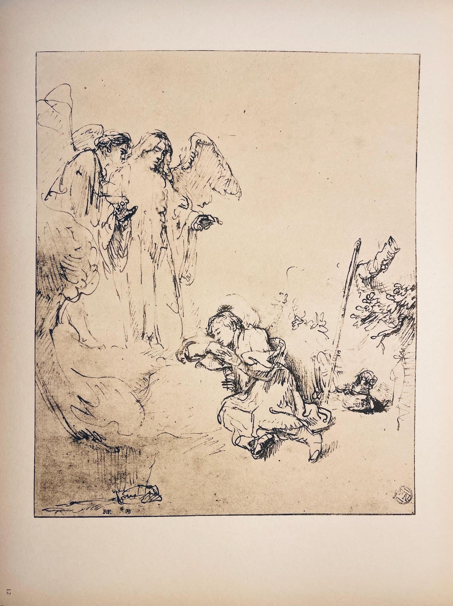 Rembrandt Van Rijn, Jacob'S Dream, Drawings From The Bible, Collotype