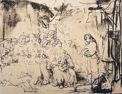 Rembrandt Van Rijn, Joseph Telling His Dream, Drawings From The Bible, Collotype