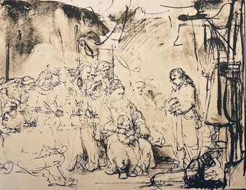 Rembrandt Van Rijn, Joseph Telling His Dream, Drawings From The Bible, Collotype