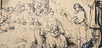 Rembrandt Van Rijn, Joseph Telling His Dream, Drawings From The Bible, Collotype