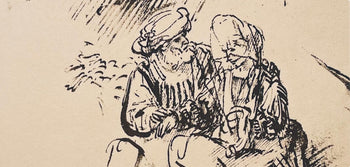 Rembrandt Van Rijn, Judah And Tamar, Drawings From The Bible, Collotype