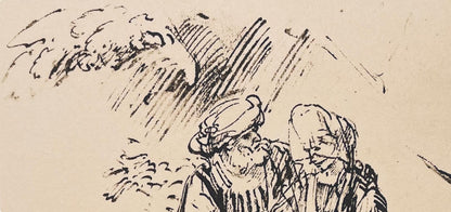 Rembrandt Van Rijn, Judah And Tamar, Drawings From The Bible, Collotype