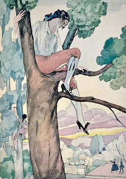 Umberto Brunelleschi, Composition, La Leon D'Amour Dans Un Parc, Lithograph