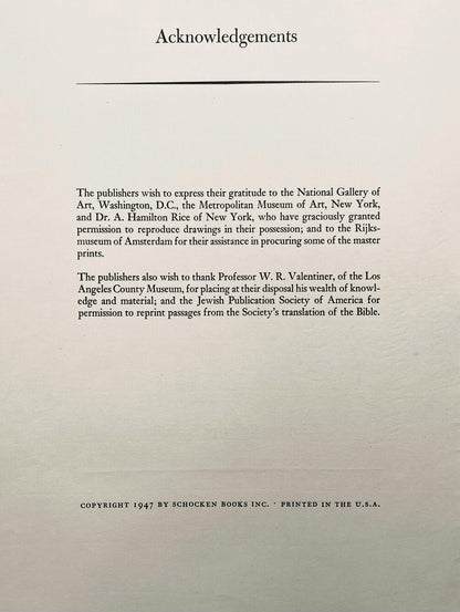 Rembrandt Van Rijn, Joseph Interpreting Pharaoh'S Dreams, Drawings From The Bible, Collotype