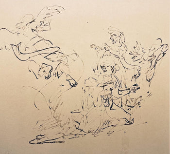 Rembrandt Van Rijn, The Sacrifice Of Manoah, Collotype
