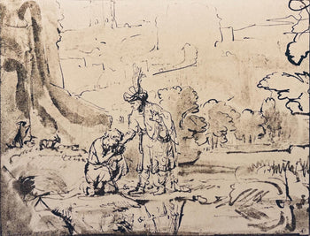 Rembrandt Van Rijn, Jonathan And David, Collotype