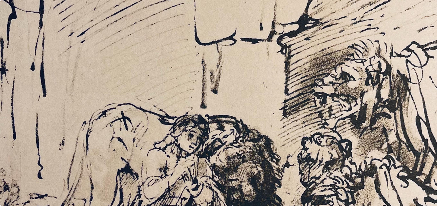 Rembrandt Van Rijn, Daniel In The Lions' Den, Collotype