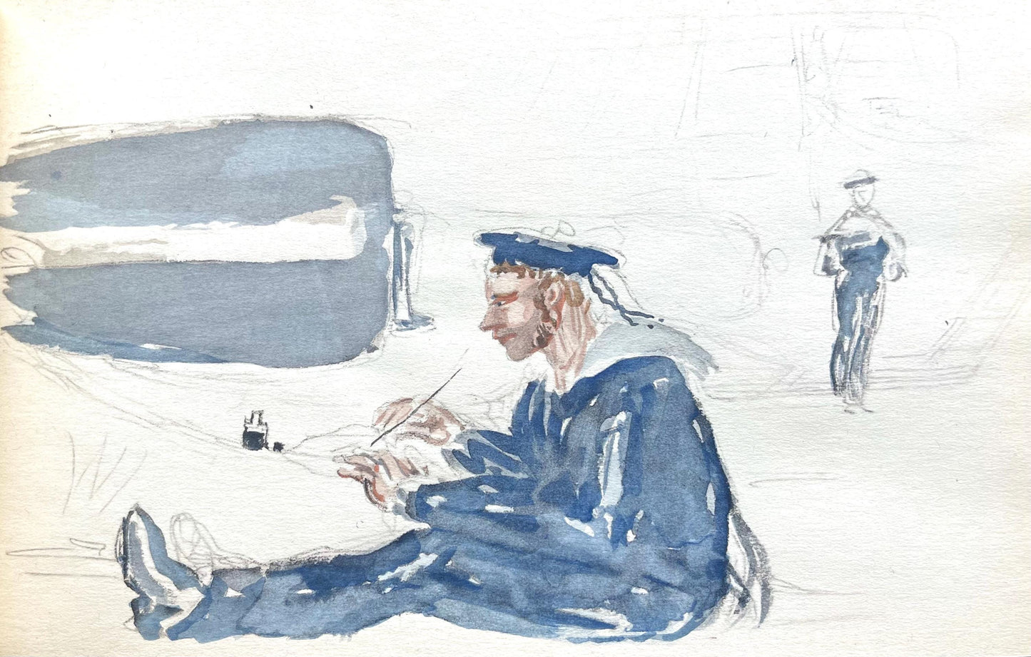 Henri De Toulouse-Lautrec, Composition, Toulouse-Lautrec, Album De Marine, Lithograph