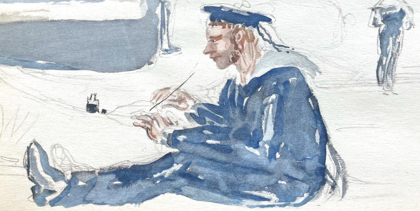 Henri De Toulouse-Lautrec, Composition, Toulouse-Lautrec, Album De Marine, Lithograph