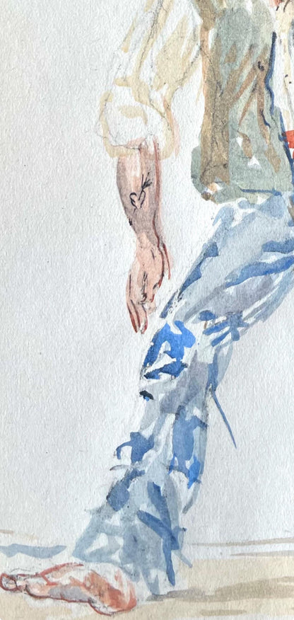 Henri De Toulouse-Lautrec, Composition, Toulouse-Lautrec, Album De Marine, Lithograph