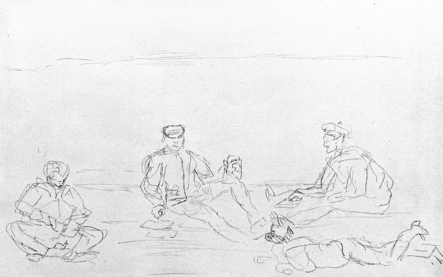 Henri De Toulouse-Lautrec, Composition, Toulouse-Lautrec, Album De Marine, Lithograph