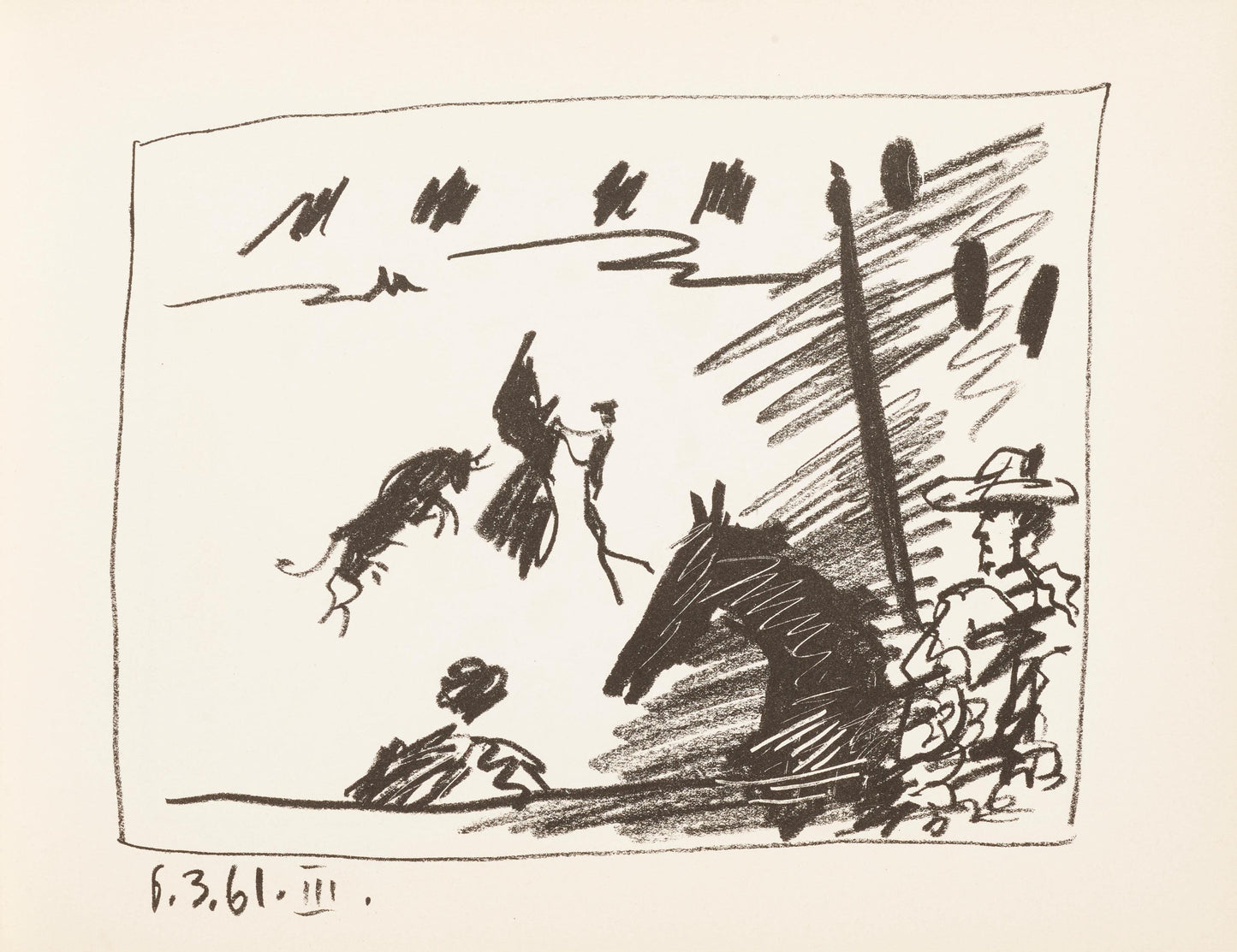 Pablo Picasso, Jeu De La Cape (Bloch 1014-47; Cramer 113), A Los Toros Avec Picasso, Lithograph