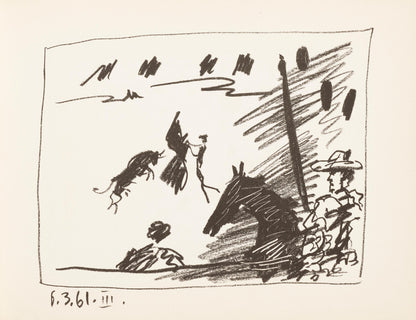 Pablo Picasso, Jeu De La Cape (Bloch 1014-47; Cramer 113), A Los Toros Avec Picasso, Lithograph