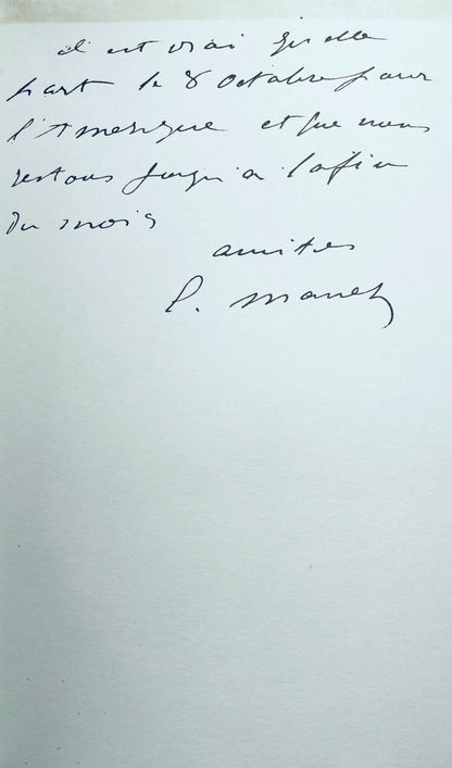 Douard Manet, Composition, Douard Manet, Letters With Aquarelles, Lithograph