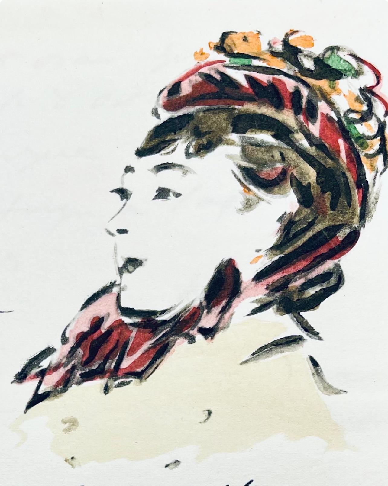 Douard Manet, Composition, Douard Manet, Letters With Aquarelles, Lithograph