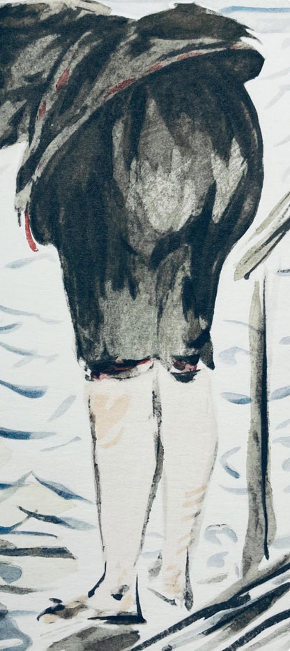 Douard Manet, Composition, Douard Manet, Letters With Aquarelles, Lithograph