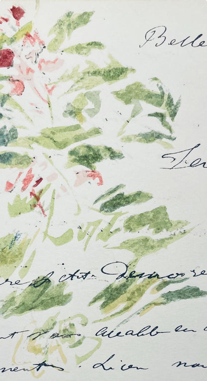 Douard Manet, Composition, Douard Manet, Letters With Aquarelles, Lithograph